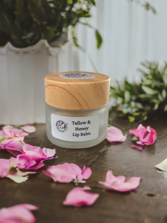 Organic Tallow and Honey Lip Balm - Rosy Tint